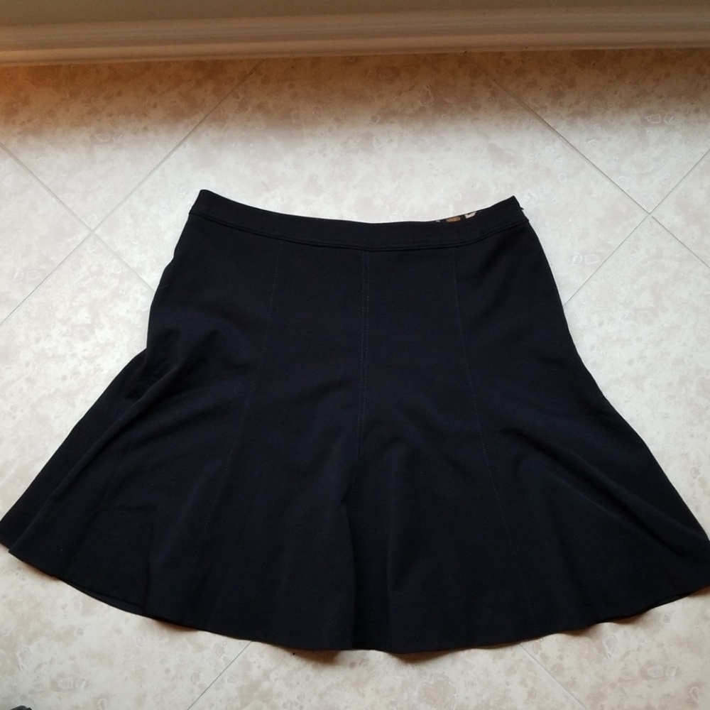 WHBM A line black skirt